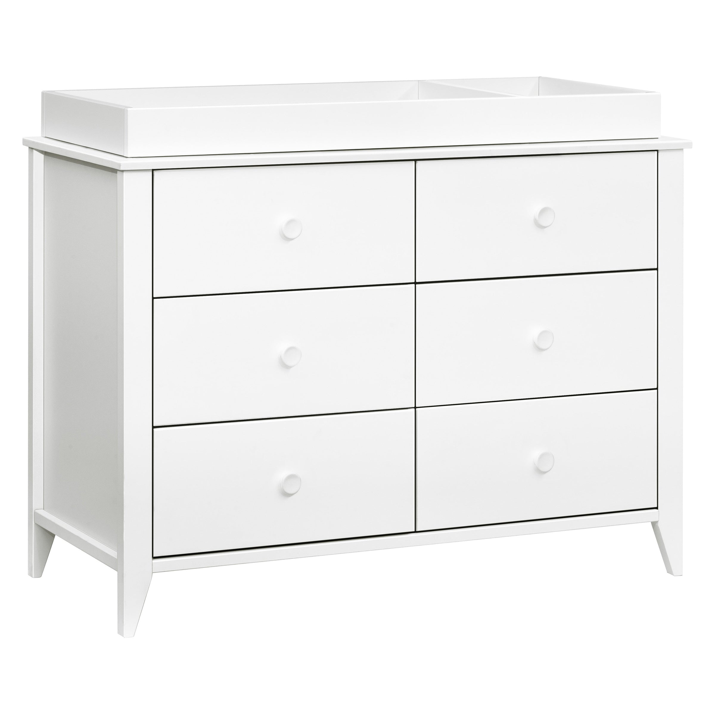 M10326W,Sprout 6-Drawer Double Dresser in White