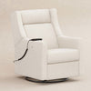 M11283PWB,Kiwi Deluxe Power Glider Recliner w/Heat&Massage in Performance Ivory Boucle
