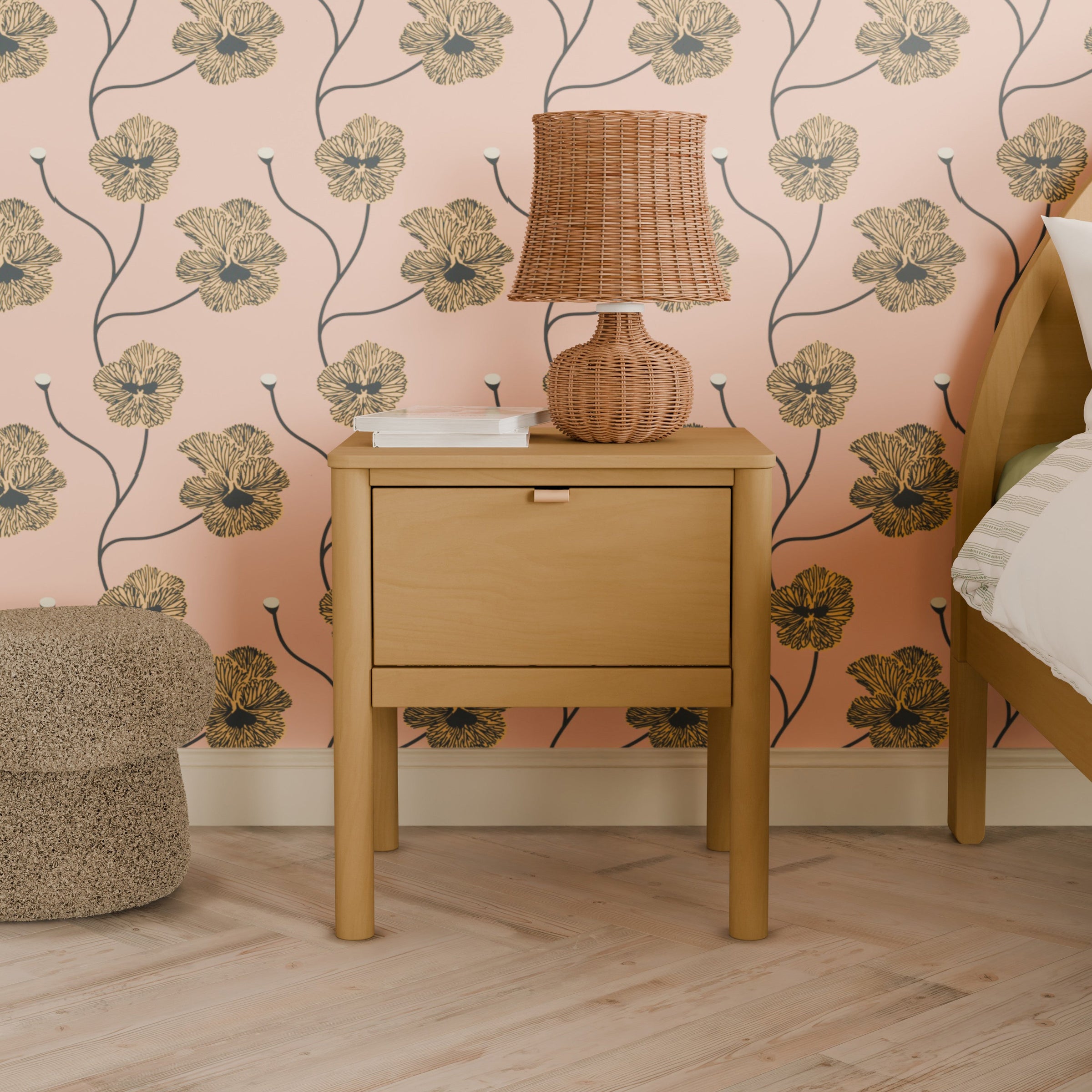 M25960HY,Bondi Nightstand  Assembled in Honey