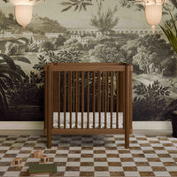 M29880NL,Pogo 8-in-1 Convertible Crib w/All-Stages Conversion Kits in Natural Walnut