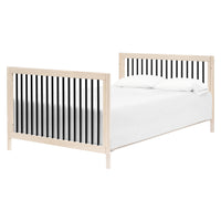 M12901NXB,Gelato 4-in-1 Convertible Crib w/Toddler Conversion Kit in Washed Natural/Black