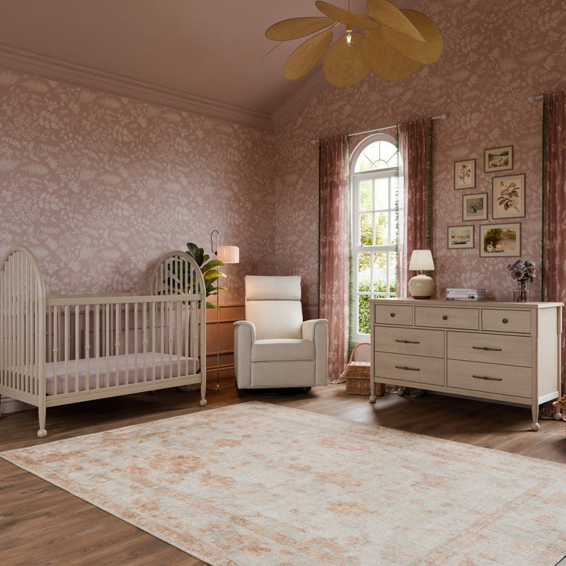 M31416WP,Alouette 7-Drawer Assembled Dresser in Washed Pine