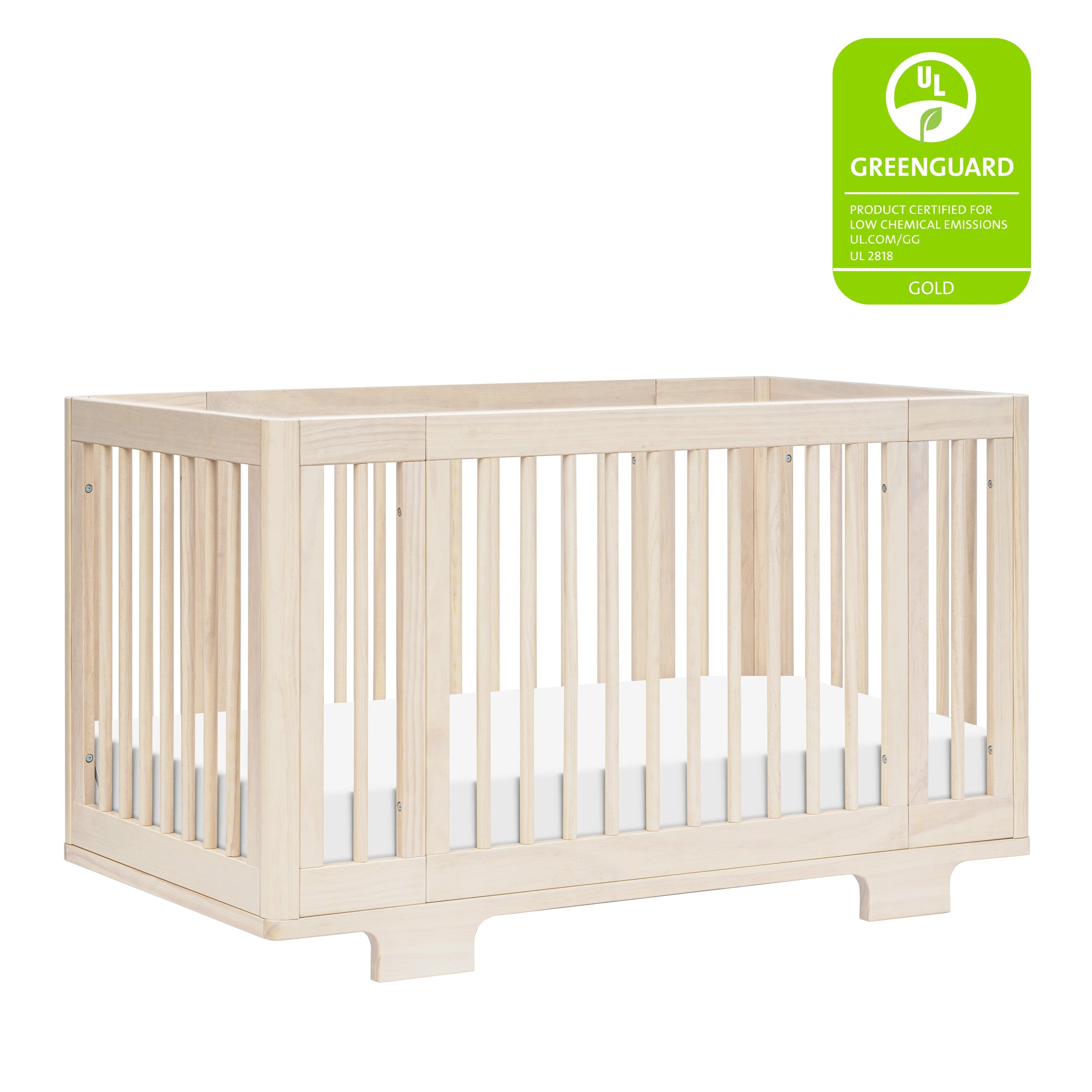 M23401NX,Yuzu 8-in-1 Convertible Crib w/All-Stages Conversion Kits in Washed Natural