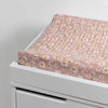 T28037,Daisy Quilted Muslin Changing Pad Cover in GOTS Certified Organic Cotton