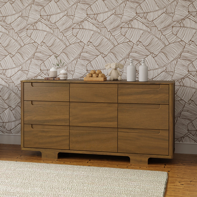 M23428NL,Yuzu 9-Drawer Dresser  Assembled in Natural Walnut