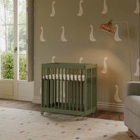 M29880OL,Pogo 8-in-1 Convertible Crib w/All-Stages Conversion Kits in Olive