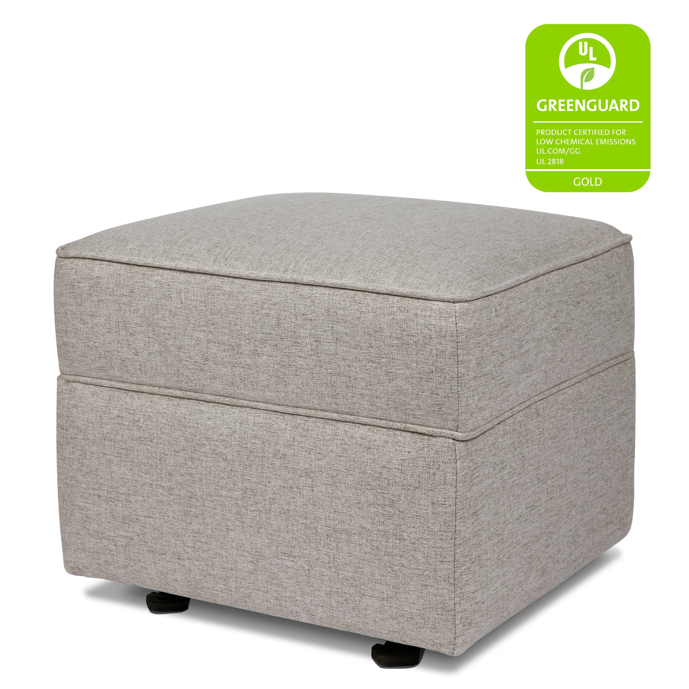 M17285PGEW,Willa/Alden Gliding Ottoman in Performance Grey Eco-Weave