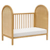 M25601HYNC,Bondi Cane 3-in-1 Convertible Crib w/Toddler Bed Kit in Honey with Natural Cane