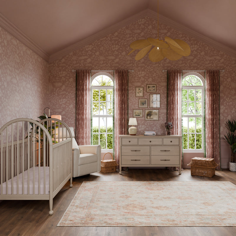 M31416WP,Alouette 7-Drawer Assembled Dresser in Washed Pine