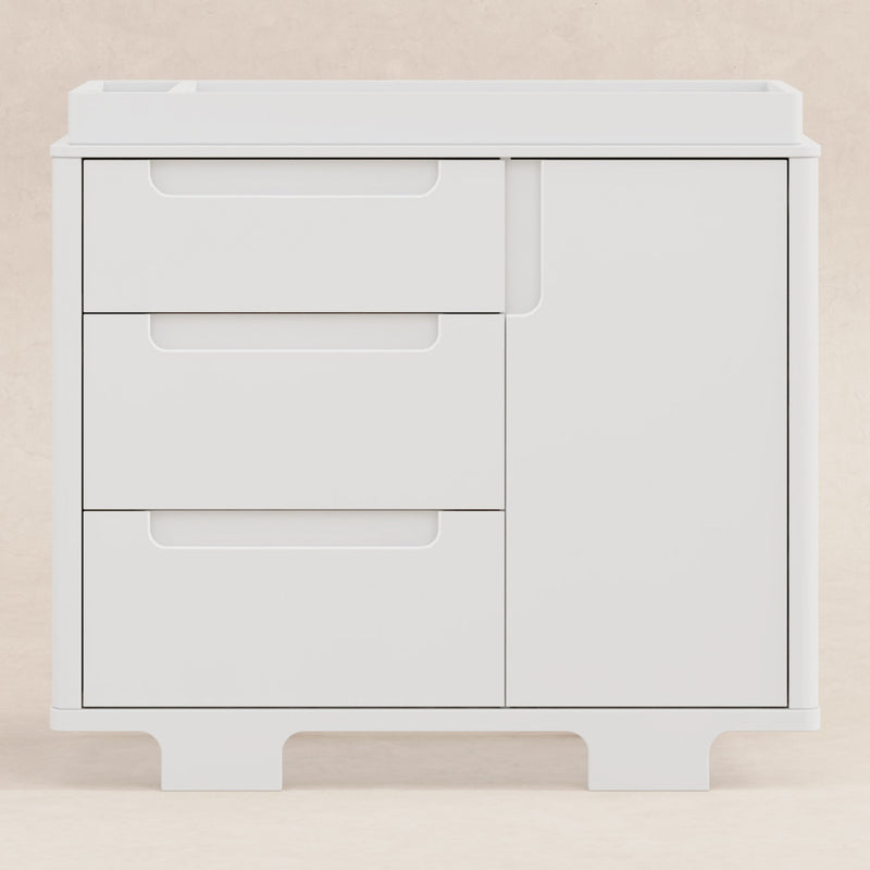 M23423W,Yuzu 3-Drawer Changer Dresser in White