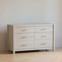 B26416WDF,Hemsted 6-Drawer Assembled Dresser in White Driftwood