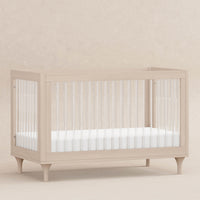 M9001KNX,Lolly 3-in-1 Convertible Crib w/Toddler Conversion Kit in Washed Natural/Acrylic