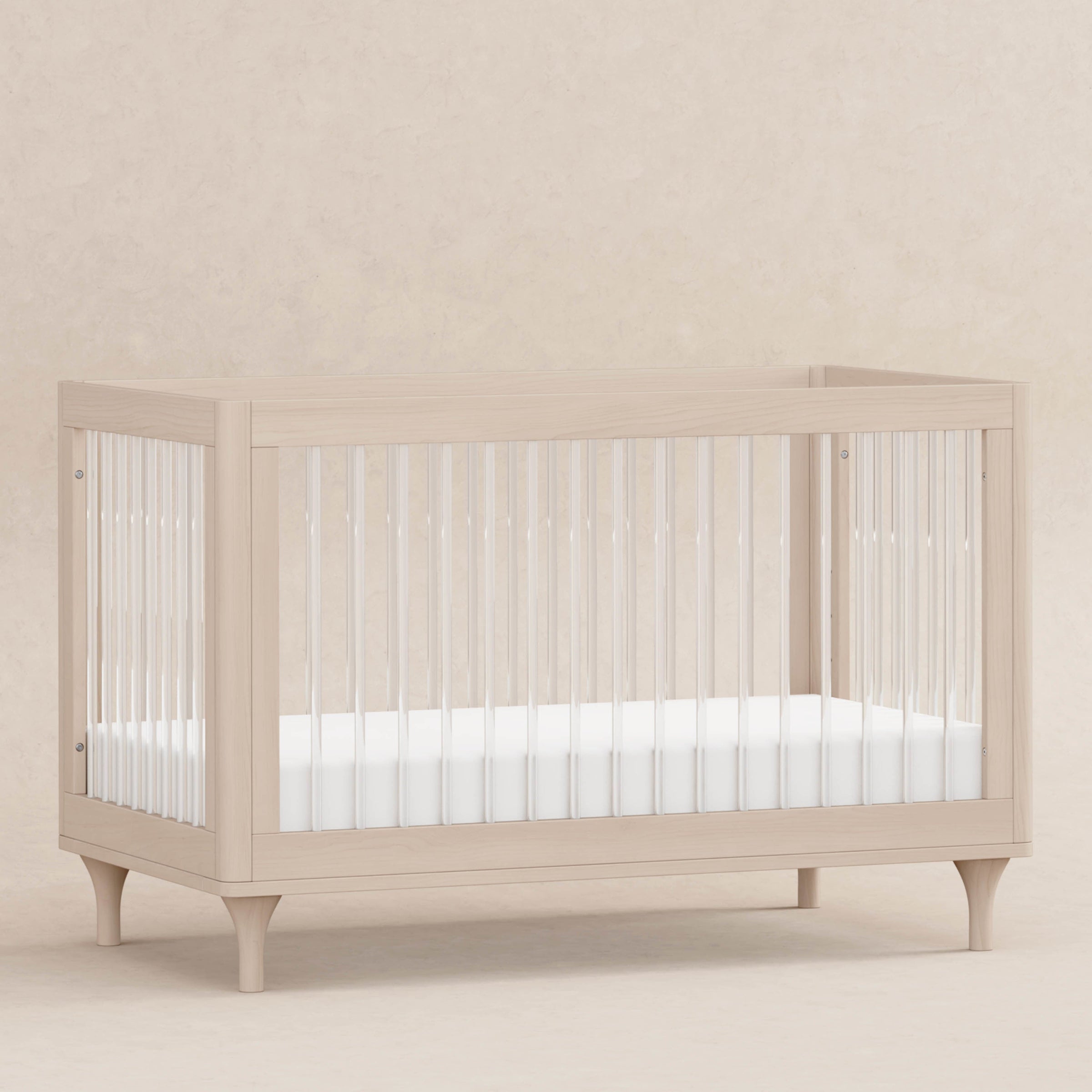 M9001KNX,Lolly 3-in-1 Convertible Crib w/Toddler Conversion Kit in Washed Natural/Acrylic