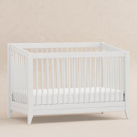 M10301W,Sprout 4-in-1 Convertible Crib w/Toddler Bed Conversion Kit in White Finish