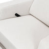 M22287FCSLB,Crewe Recliner and Swivel Glider in Fog Chatham Stripe Performance Eco-Weave w/LB