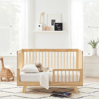 M4201N,Hudson 3-in-1 Convertible Crib w/Toddler Bed Conversion Kit in Natural Finish