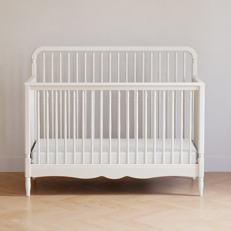 M7141RW,Liberty 4-in-1 Convertible Spindle Crib in Warm White