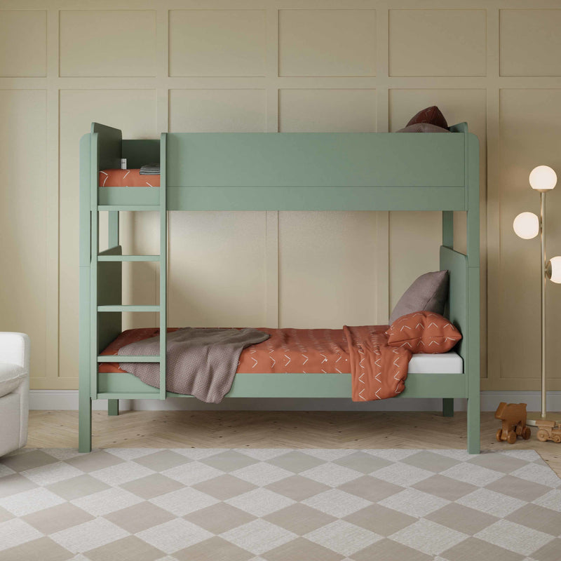 M18494LS,TipToe Bunk Bed in Light Sage