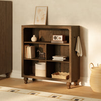 M33314TE,Nate Berkus x Babyletto Astre Assembled Bookcase in Toffee