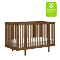 M29880NL,Pogo 8-in-1 Convertible Crib w/All-Stages Conversion Kits in Natural Walnut
