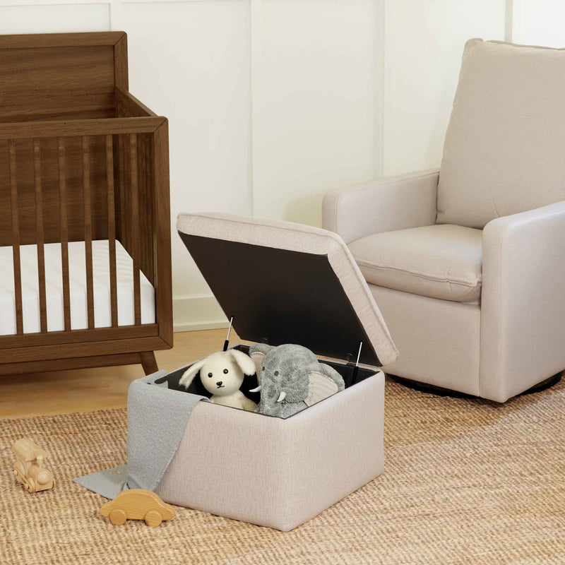 M20985PBEW,Cali Storage Ottoman in Performance Beach Eco-Weave