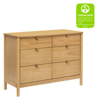M25616HY,Bondi 6-Drawer Assembled Dresser in Honey