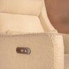 M11286PWB,Kiwi Plus Power Glider Recliner w/ Power Headrest in Performance Ivory Boucle