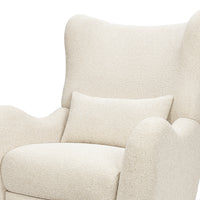 M34288PSWTB,Nate Berkus x Babyletto Westham Power Recliner in Performance Powder Slub Weave w/Toffee Base