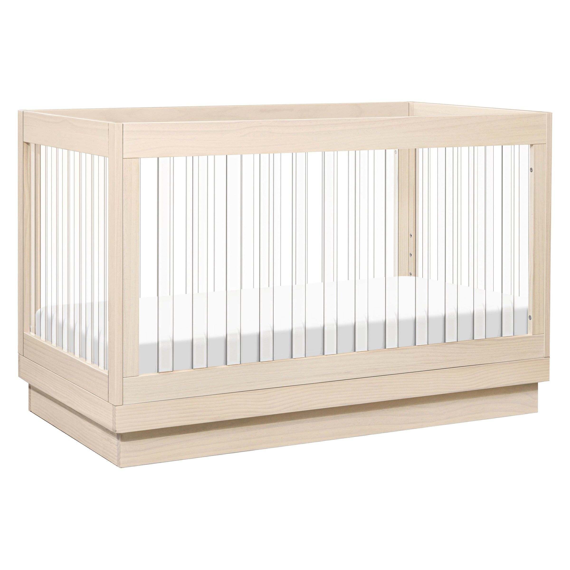 M8601KNX,Harlow 3-in-1 Convertible Crib w/Toddler Bed Conversion Kit in Washed Natural/