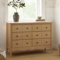 M7116HY,Liberty 6-Drawer Assembled Dresser in Honey