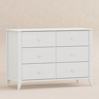 M10326W,Sprout 6-Drawer Double Dresser in White