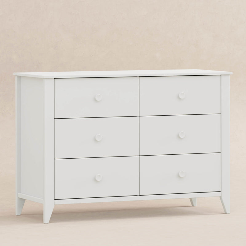 M10326W,Sprout 6-Drawer Double Dresser in White
