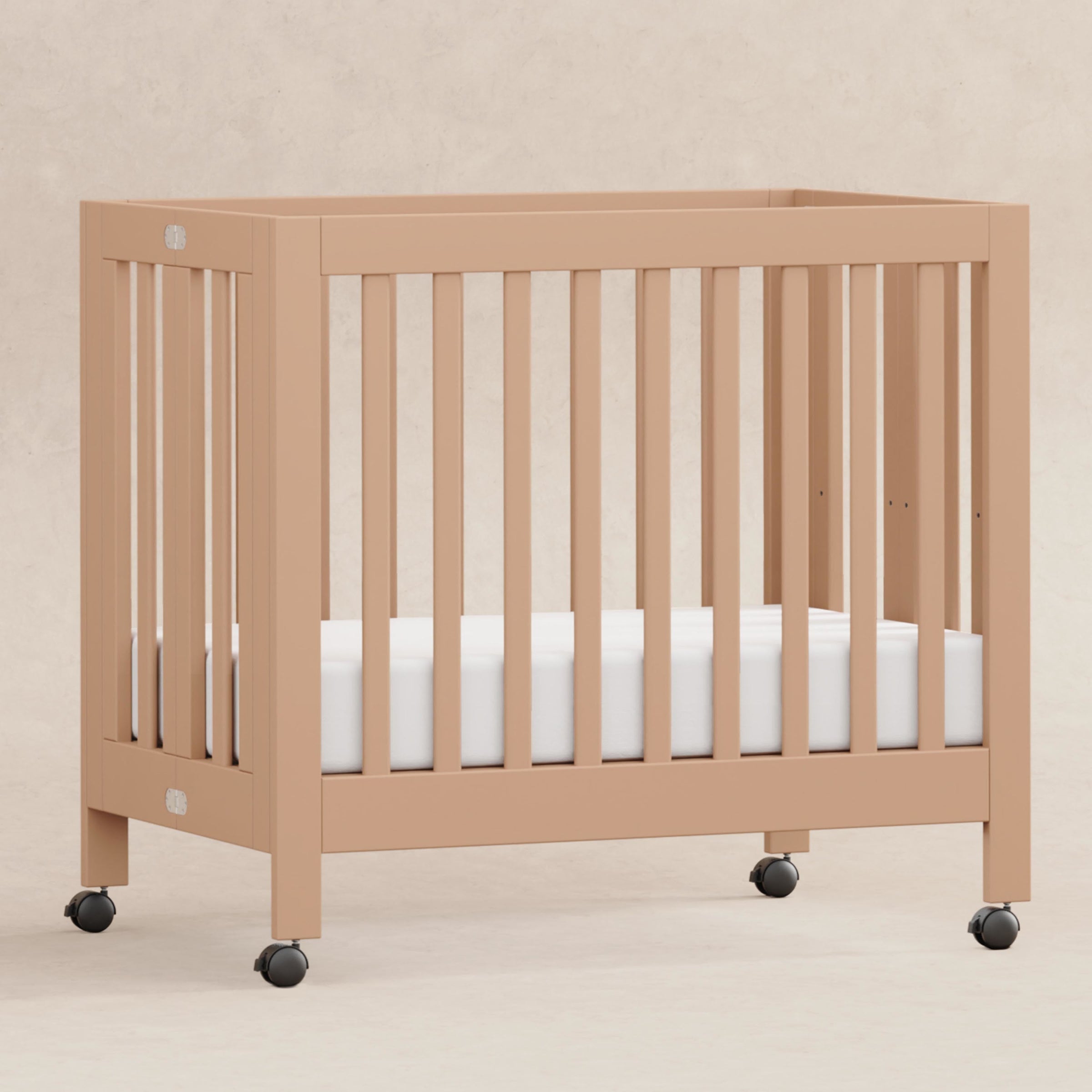 M6698CYN,Origami Mini Crib in Canyon