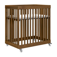 M29880NL,Pogo 8-in-1 Convertible Crib w/All-Stages Conversion Kits in Natural Walnut