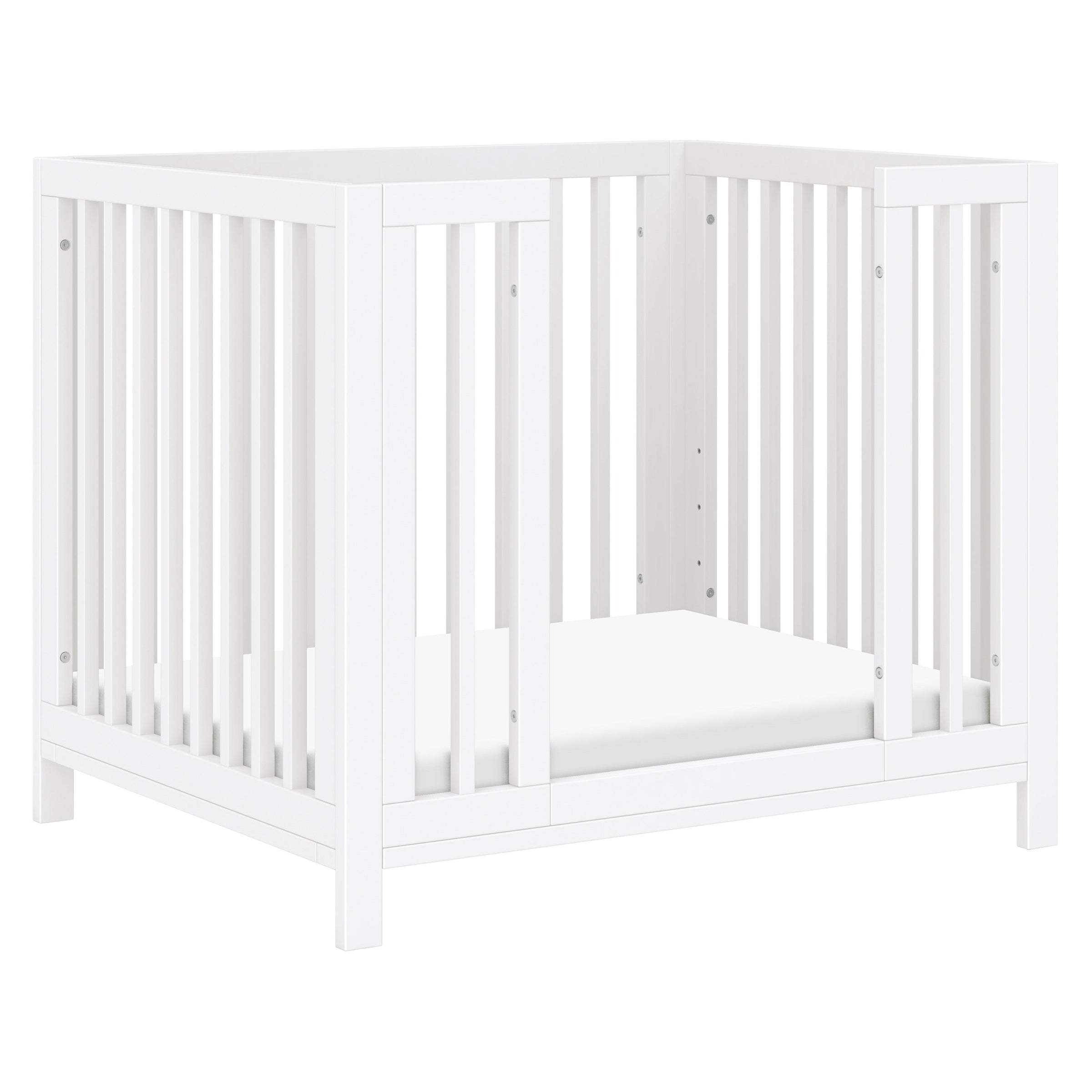 M30880W,Rolli 9-in-1 Convertible All-Stages?? Crib w/ Bassinet & Toddler Bed Kits in White