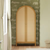 M25929HY,Bondi Cane Armoire  Assembled in Honey