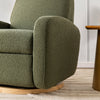 M23188OBLB,Nami Glider Recliner w/ Electronic Control and USB in Olive Boucle w/Light Wood Base