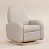 M23188PBEWLB,Nami Glider Recliner w/ Electronic Control and USB in Performance Beach Eco-Weave w/ Light Wood Base