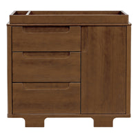 M23423NL,Yuzu 3-Drawer Changer Dresser in Natural Walnut