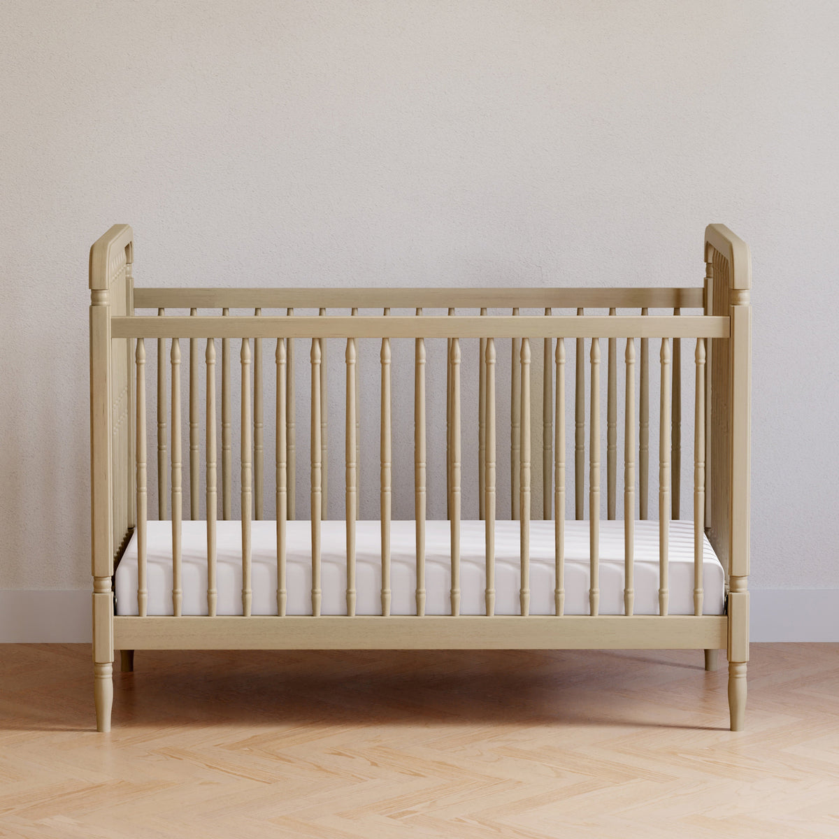 Liberty 3-in-1 Spindle Crib w/ Toddler Rail