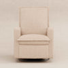 M20977CSG,Cali Flange Gliding Swivel Recliner in Chai Shearling
