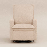 M20977CSG,Cali Flange Gliding Swivel Recliner in Chai Shearling