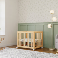 M23401N,Yuzu 8-in-1 Convertible Crib w/All-Stages Conversion Kits in Natural