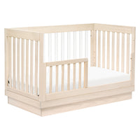 M8601KNX,Harlow 3-in-1 Convertible Crib w/Toddler Bed Conversion Kit in Washed Natural/