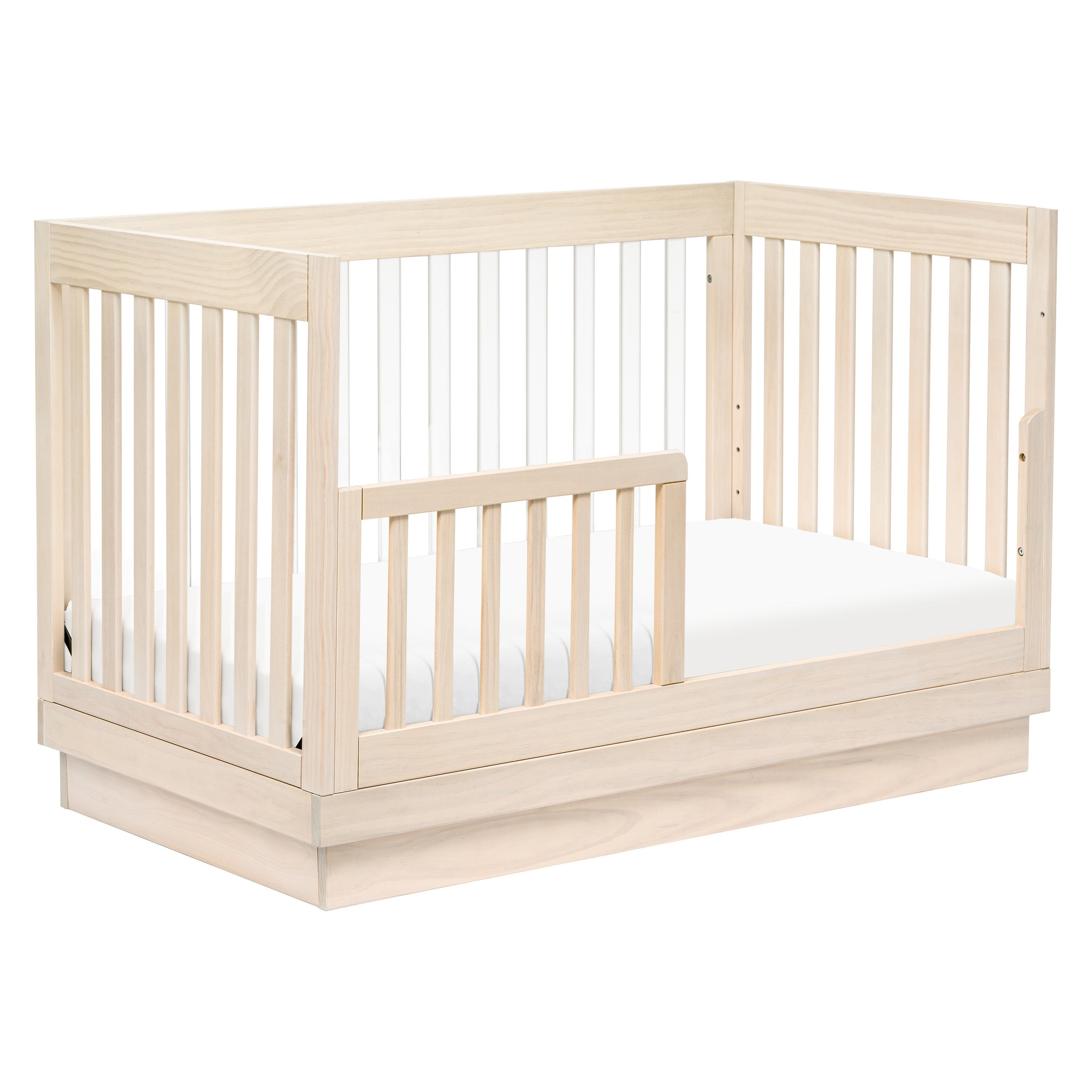 M8601KNX,Harlow 3-in-1 Convertible Crib w/Toddler Bed Conversion Kit in Washed Natural/