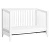 M10301W,Sprout 4-in-1 Convertible Crib w/Toddler Bed Conversion Kit in White Finish