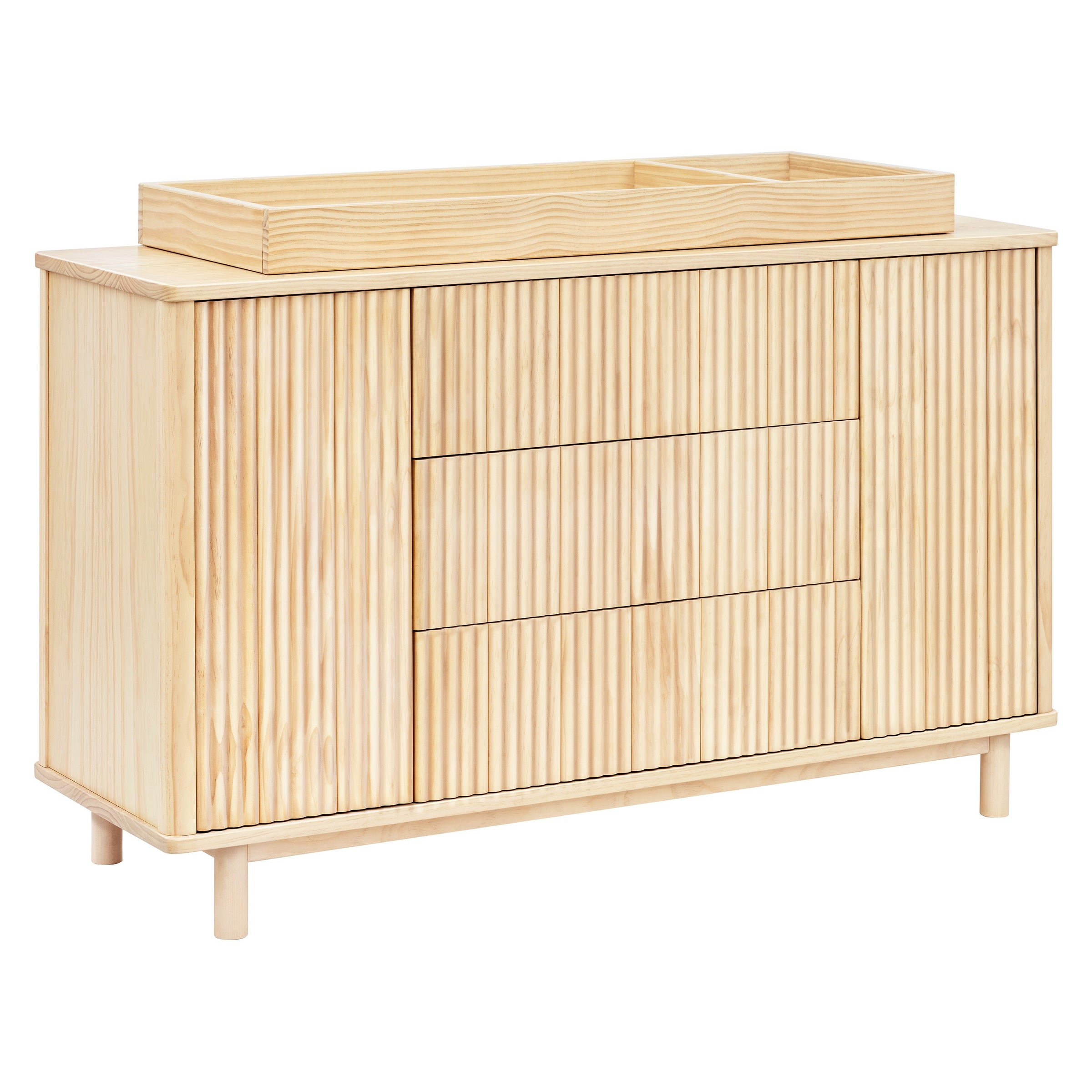 M29816BD,Pogo Tambour Assembled Dresser in Blonde
