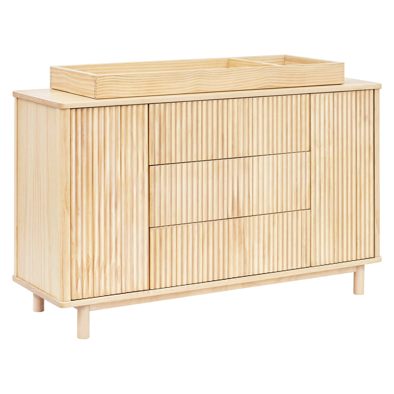 M29816BD,Pogo Tambour Assembled Dresser in Blonde