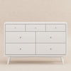 M15916RW,Palma 7-Drawer Double Dresser  Assembled in Warm White