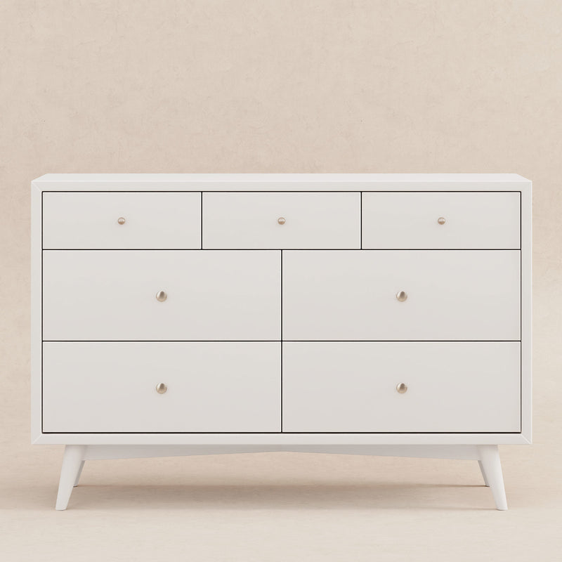 M15916RW,Palma 7-Drawer Double Dresser  Assembled in Warm White